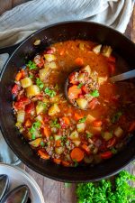 Hamburger Soup (Crock Pot or Stove Top) - Ground Beef Recipes