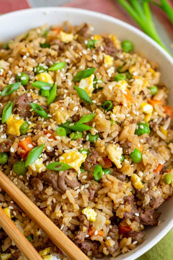 Ground Beef Fried Rice - Ground Beef Recipes